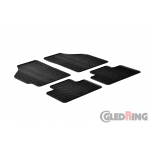 Original Gledring Passform Fußmatten Gummimatten 4 Tlg. - Fiat Punto II 1999-> 2003->2005